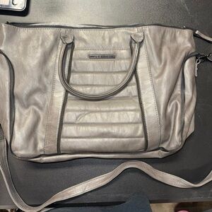 Nine West Metallic Gray Tote Bag